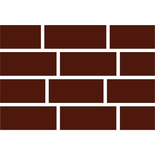 brick wall icon on a transparent background
