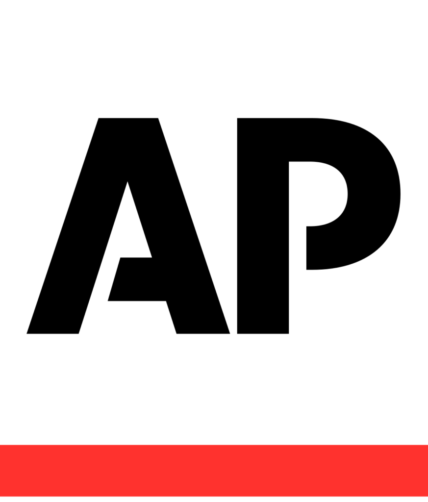 Associated Press logo on a white background